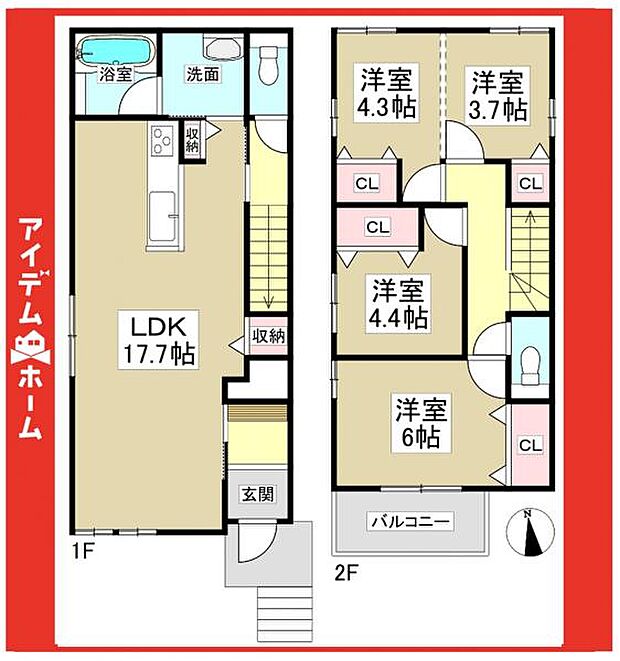 ☆2号棟間取図☆