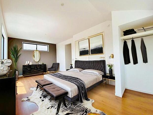 4号棟内観(2025年5月)撮影 ※本画像はCGで作成しており、実際に家具は置かれておりません。