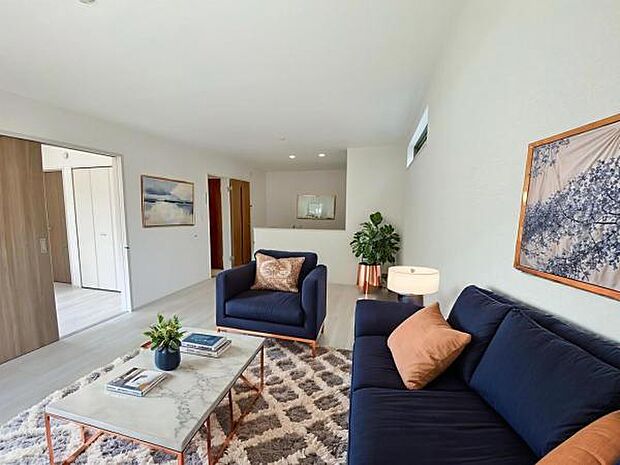 内観(2025年7月)撮影 ※本画像はCGで作成しており、実際に家具は置かれておりません。