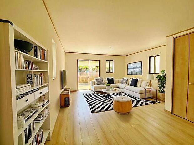 B号棟(2025年8月)撮影 ※本画像はCGで作成しており、実際に家具は置かれておりません。