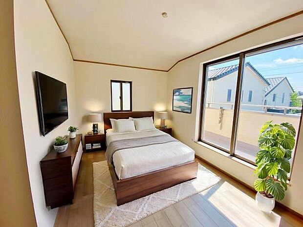 B号棟(2025年8月)撮影 ※本画像はCGで作成しており、実際に家具は置かれておりません。