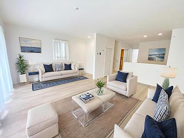 A号棟(2025年9月)撮影 ※本画像はCGで作成しており、実際に家具は置かれておりません。