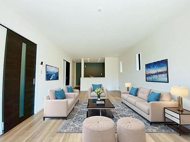 内観（2025年8月）撮影 ※本画像はCGで作成しており、実際に家具は置かれておりません。 