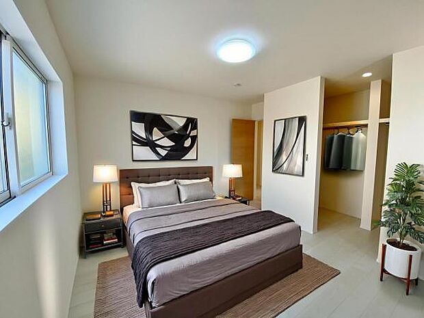 2号棟（2025年11月）撮影 ※本画像はCGで作成しており、実際に家具は置かれておりません。