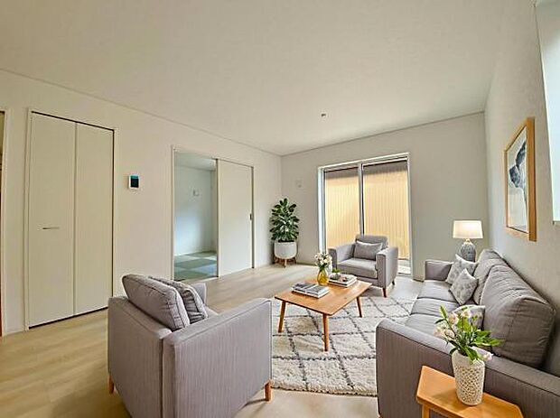 2号棟（2025年9月）撮影 ※本画像はCGで作成しており、実際に家具は置かれておりません。