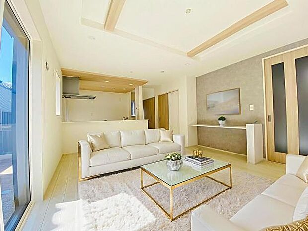 2号棟（2025年10月）撮影 ※本画像はCGで作成しており、実際に家具は置かれておりません。