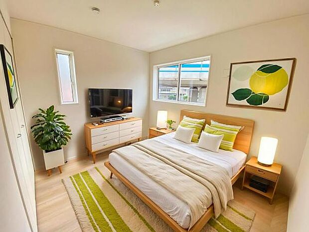 内観（2025年10月）撮影 ※本画像はCGで作成しており、実際に家具は置かれておりません。