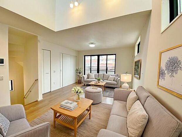 2号棟（2025年7月）撮影 ※本画像はCGで作成しており、実際に家具は置かれておりません。