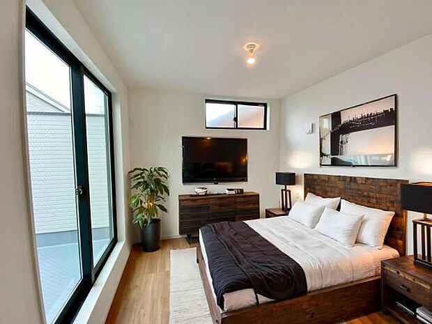 2号棟（2025年7月）撮影 ※本画像はCGで作成しており、実際に家具は置かれておりません。