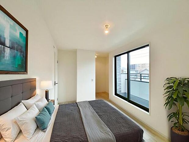 1号棟(2025年7月)撮影 ※本画像はCGで作成しており、実際に家具は置かれておりません。