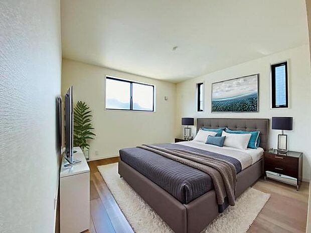 4号棟（2025年7月）撮影 ※本画像はCGで作成しており、実際に家具は置かれておりません。 