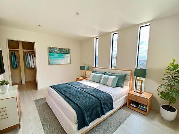 9号棟（2025年7月）撮影 ※本画像はCGで作成しており、実際に家具は置かれておりません。 