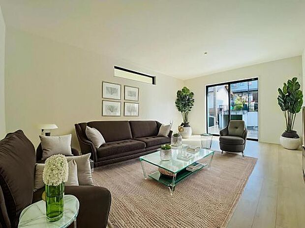 B号棟（2025年11月）撮影 ※本画像はCGで作成しており、実際に家具は置かれておりません。