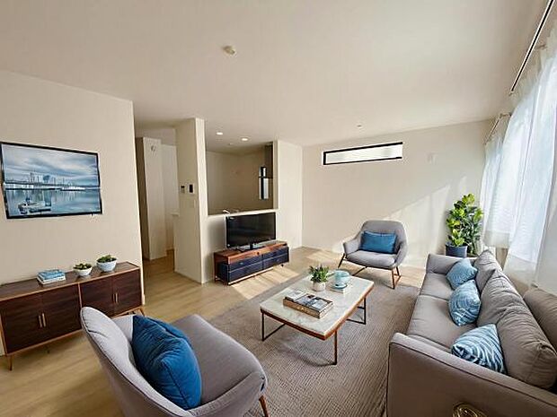 A号棟（2025年11月）撮影 ※本画像はCGで作成しており、実際に家具は置かれておりません。