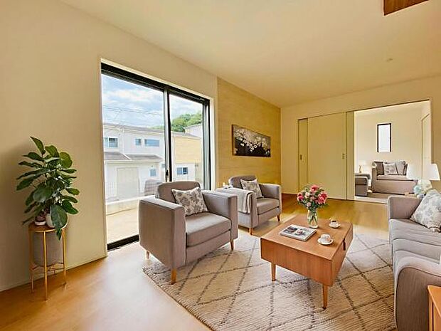 3号棟（2025年11月）撮影 ※本画像はCGで作成しており、実際に家具は置かれておりません。