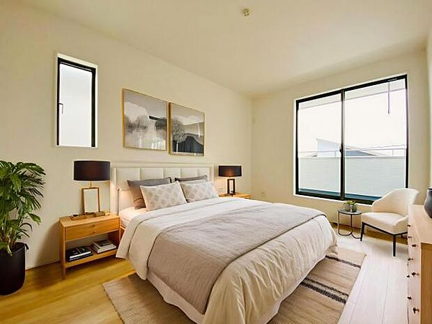 3号棟（2025年11月）撮影 ※本画像はCGで作成しており、実際に家具は置かれておりません。