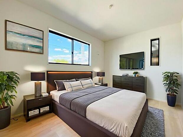 2号棟(2025年9月)撮影 ※本画像はCGで作成しており、実際に家具は置かれておりません。