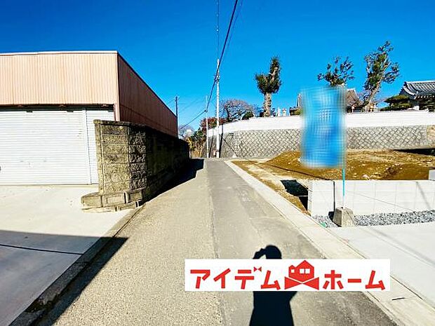 南側道路（2025年12月）撮影