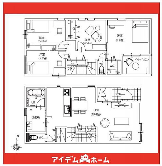 ☆1号棟間取図☆