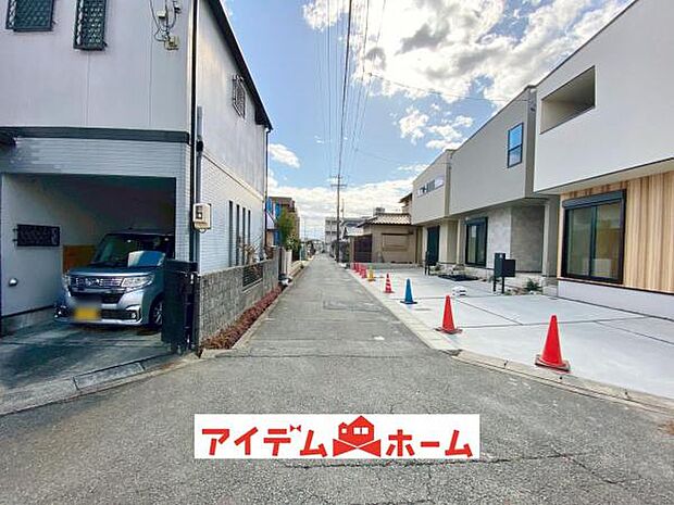 東側道路(2026年1月)撮影