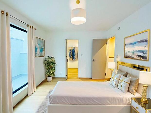 2号棟（2025年11月）撮影 ※本画像はCGで作成しており、実際に家具は置かれておりません。 