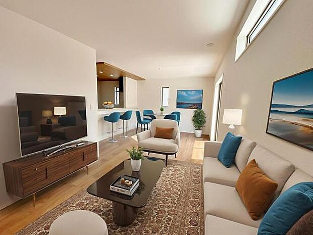 2号棟（2025年8月）撮影 ※本画像はCGで作成しており、実際に家具は置かれておりません。