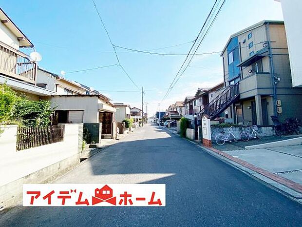 北側道路（2025年10月）撮影