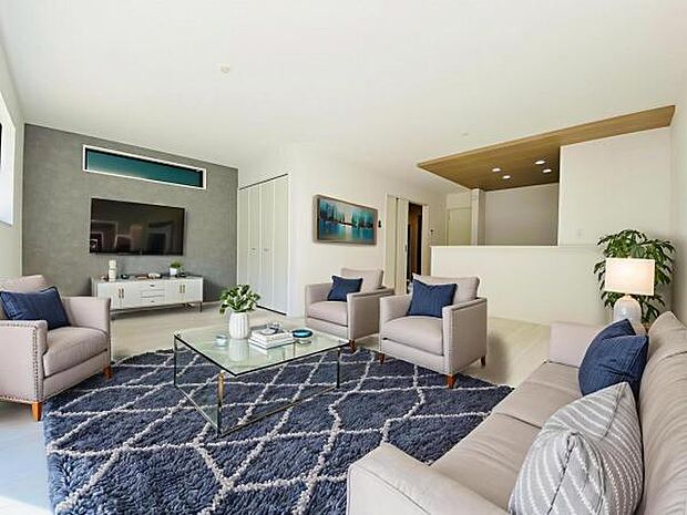 2号棟(2025年11月)撮影 ※本画像はCGで作成しており、実際に家具は置かれておりません。