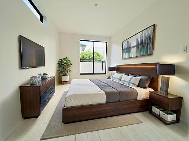 2号棟(2025年11月)撮影 ※本画像はCGで作成しており、実際に家具は置かれておりません。