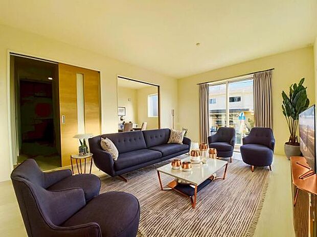 内観（2026年1月）撮影 ※本画像はCGで作成しており、実際に家具は置かれておりません。