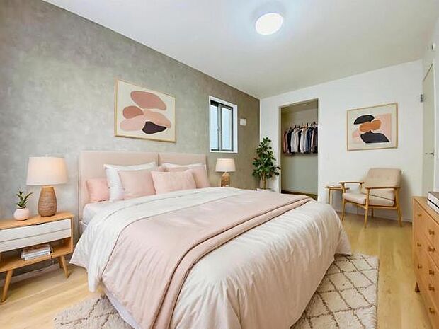 1号棟(2026年1月)撮影 ※本画像はCGで作成しており、実際に家具は置かれておりません。