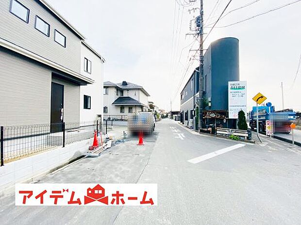 西側道路（2026年1月）撮影