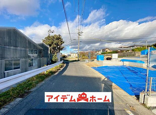 西側道路(2025年12月)撮影