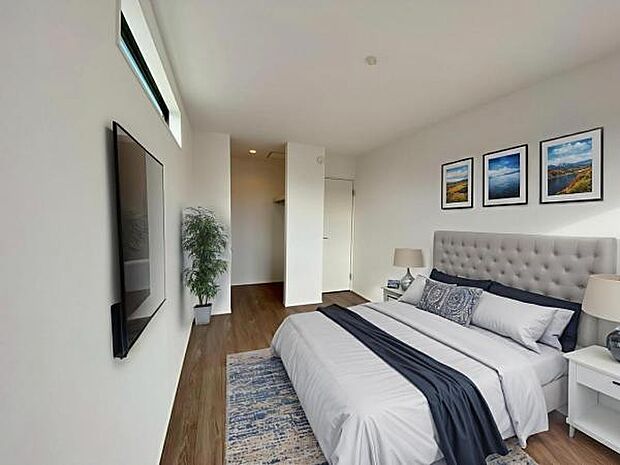 4号棟(2026年1月)撮影 ※本画像はCGで作成しており、実際に家具は置かれておりません。