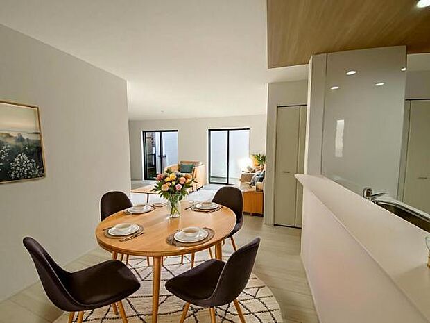 3号棟(2026年1月)撮影 ※本画像はCGで作成しており、実際に家具は置かれておりません。