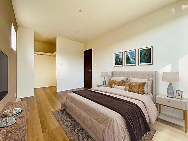 1号棟(2026年1月)撮影 ※本画像はCGで作成しており、実際に家具は置かれておりません。