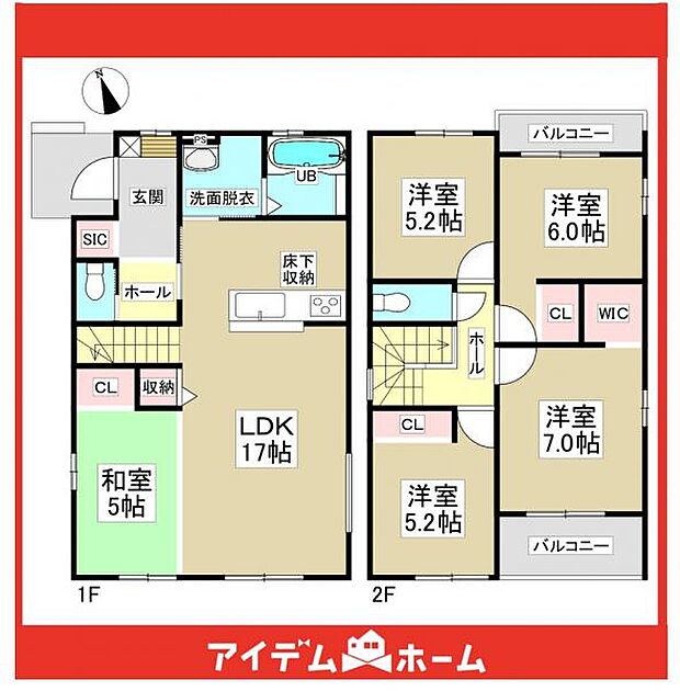 ☆1号棟間取図☆