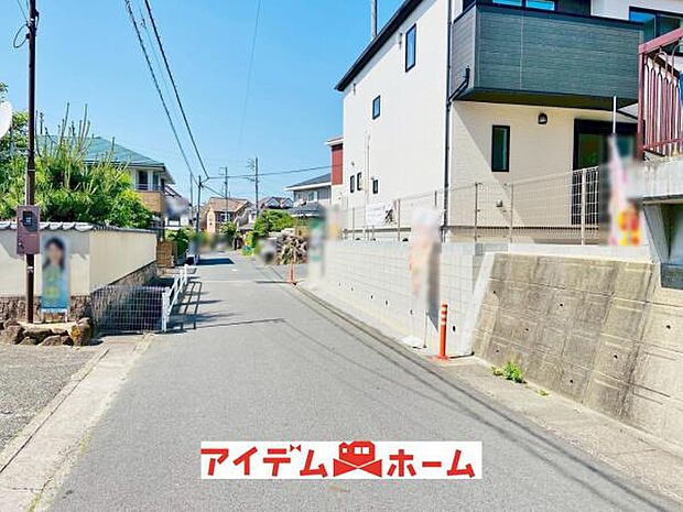 西側道路（2026年5月）撮影