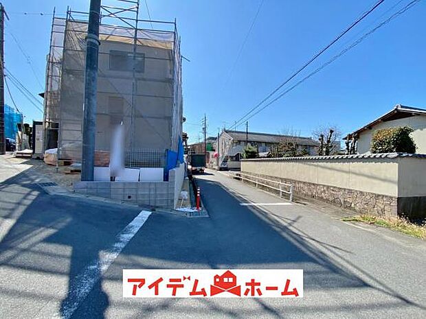 西側道路(2026年3月)撮影