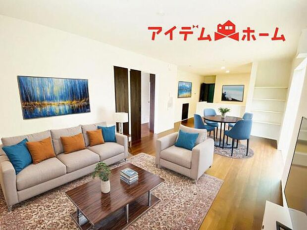 2号棟（2026年1月）撮影 ※本画像はCGで作成しており、実際に家具は置かれておりません。 