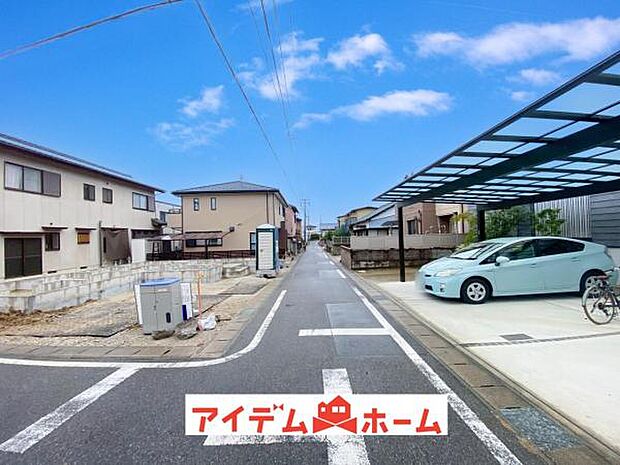 北側道路（2025年10月）撮影