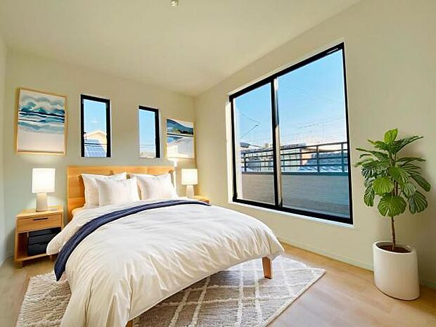 内観（2026年1月）撮影 ※本画像はCGで作成しており、実際に家具は置かれておりません。