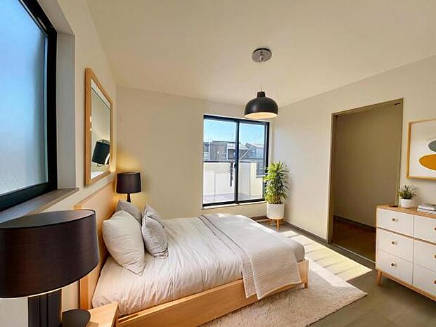 B号棟（2026年2月）撮影 ※本画像はCGで作成しており、実際に家具は置かれておりません。 