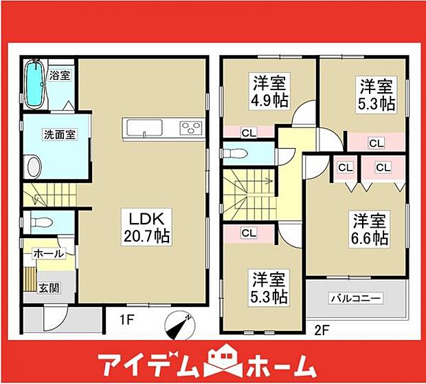 ☆1号棟間取図☆