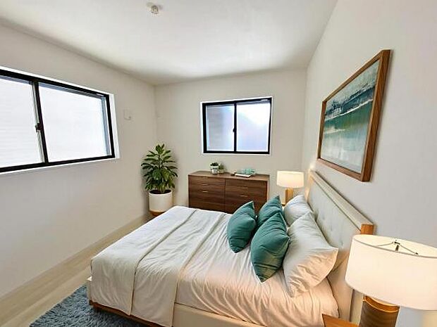 2号棟（2026年2月）撮影 ※本画像はCGで作成しており、実際に家具は置かれておりません。 