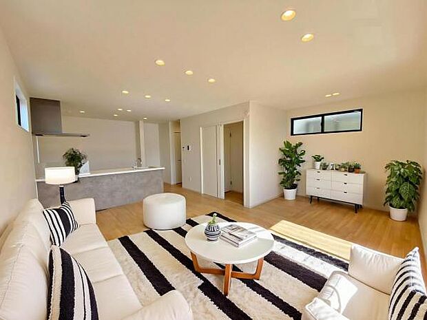 1号棟(2026年2月)撮影 ※本画像はCGで作成しており、実際に家具は置かれておりません。