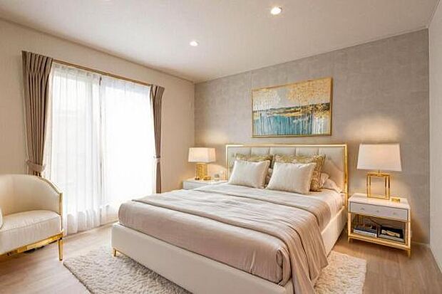 ☆1号棟内観☆ ※本画像はCGで作成しており、実際に家具は置かれておりません。