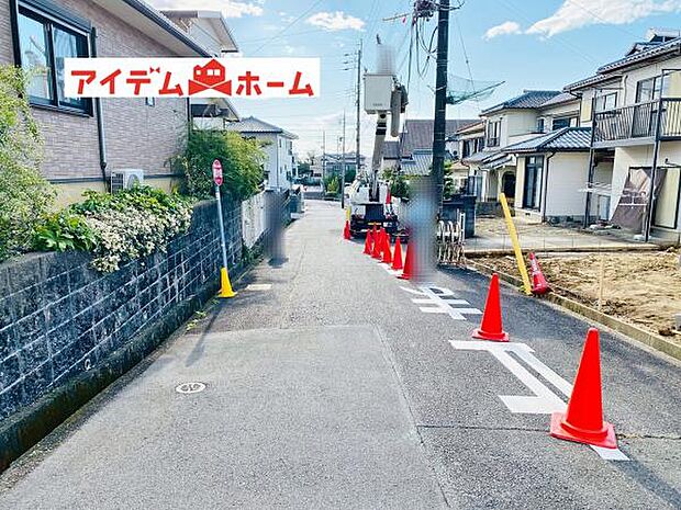 東側道路（2025年10月）撮影