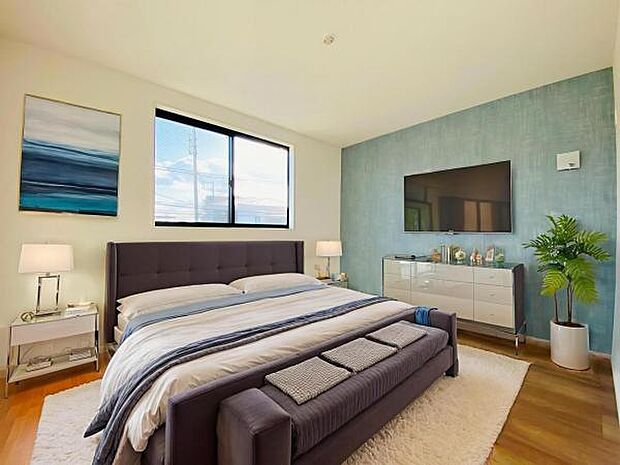 1号棟（2025年11月）撮影 ※本画像はCGで作成しており、実際に家具は置かれておりません。