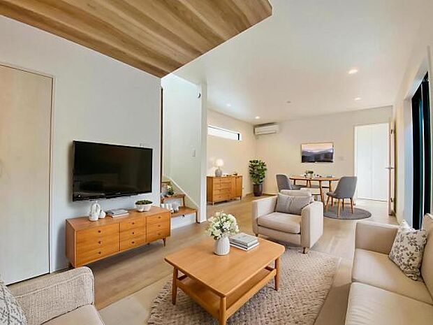 1号棟(2025年11月)撮影 ※本画像はCGで作成しており、実際に家具は置かれておりません。